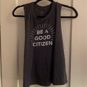 Citizen Yoga Crop Top Muscle Tee